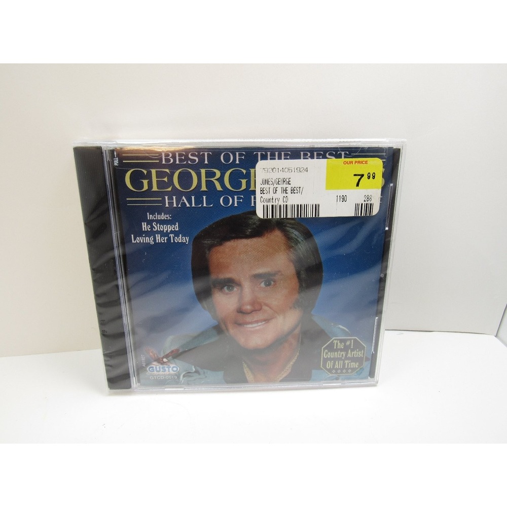 George Jones - Best Of The Best Hall of Fame 1992 CD Country Gusto